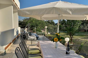 Terrace in front of the apartment